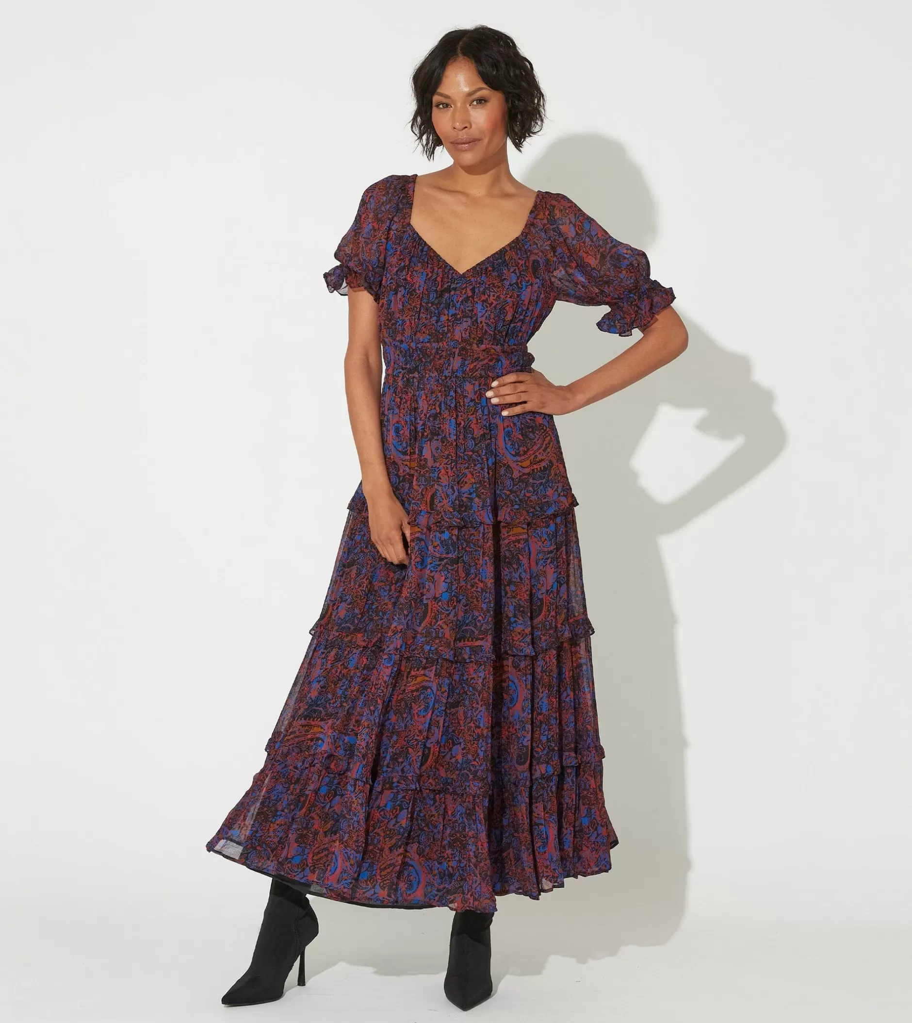 Cleobella Alessia Midi Dressretrograde Paisley-Women Dresses