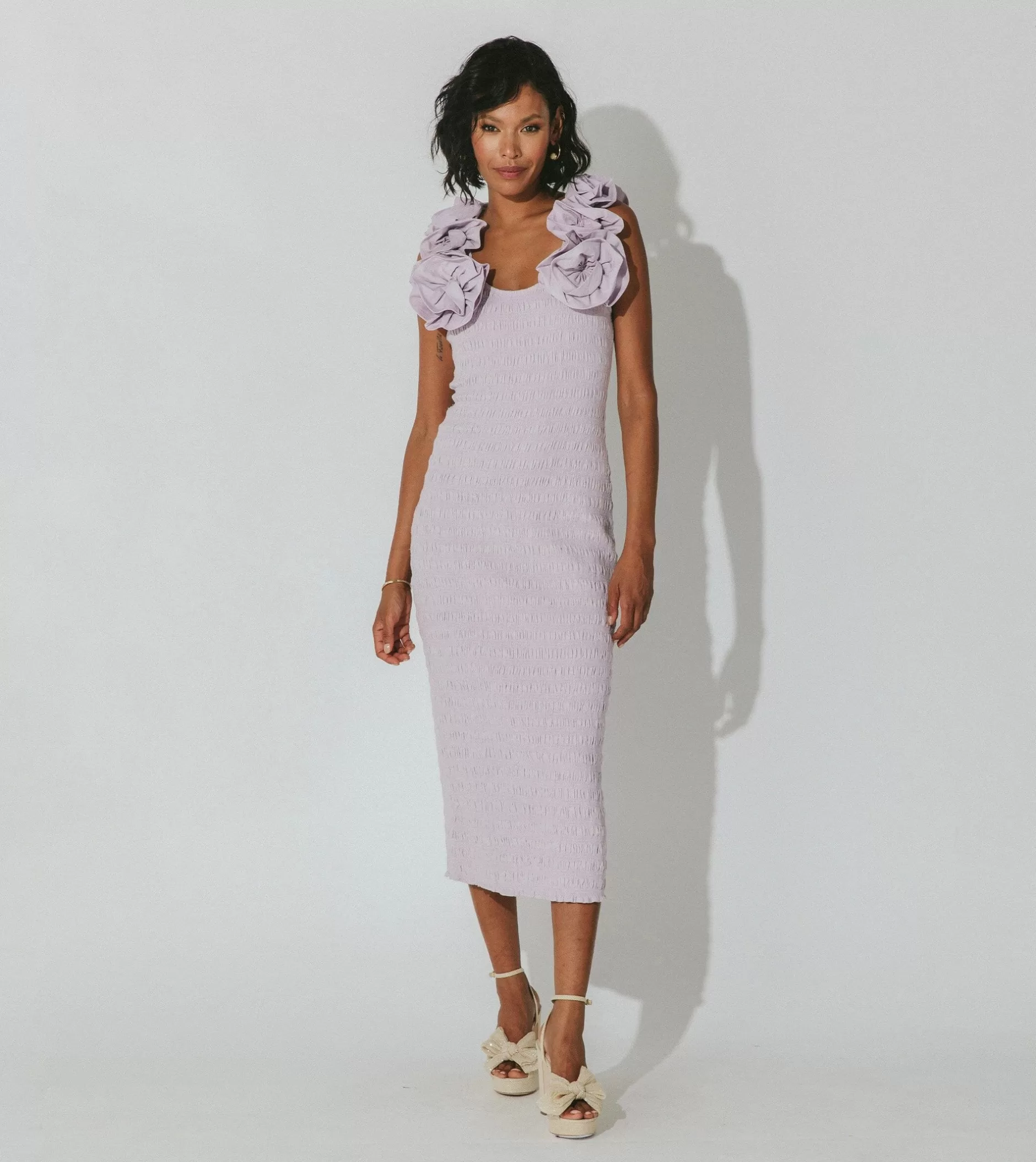 Cleobella Antoinette Midi Dresslilac-Women Dresses