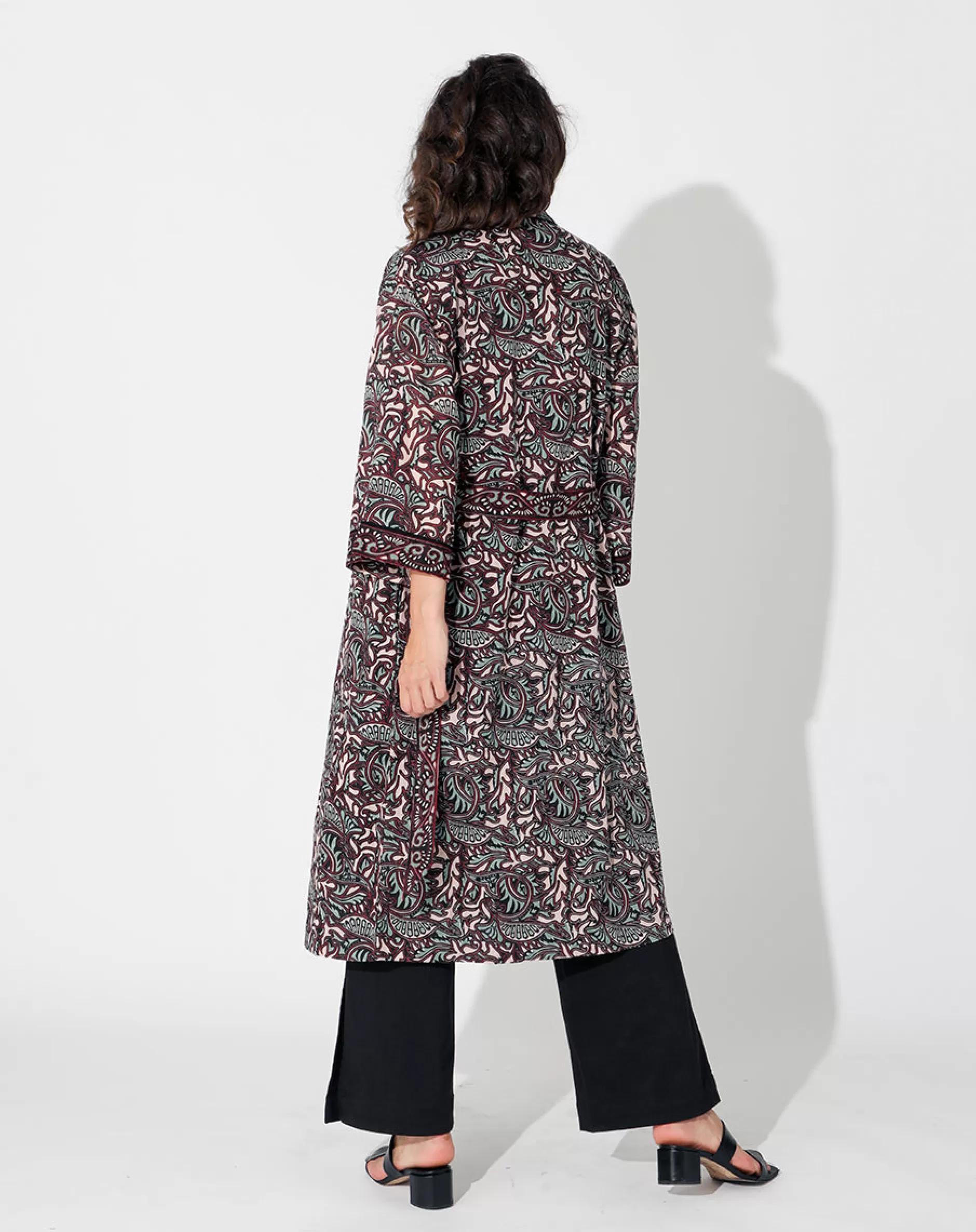 Cleobella Block Printed Robezuri-Women Jackets & Sweaters