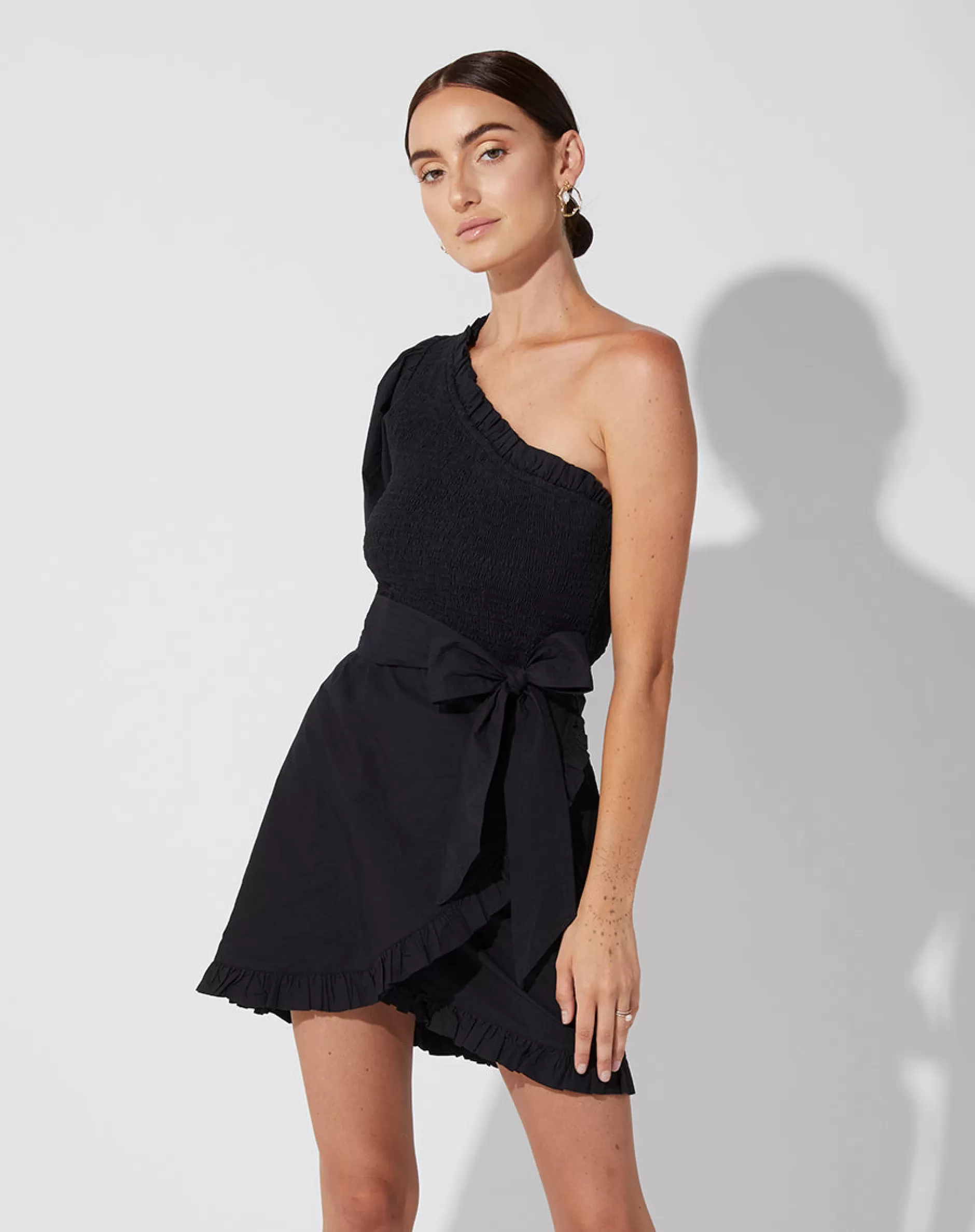 Cleobella Cassidy Mini Dressblack-Women Dresses