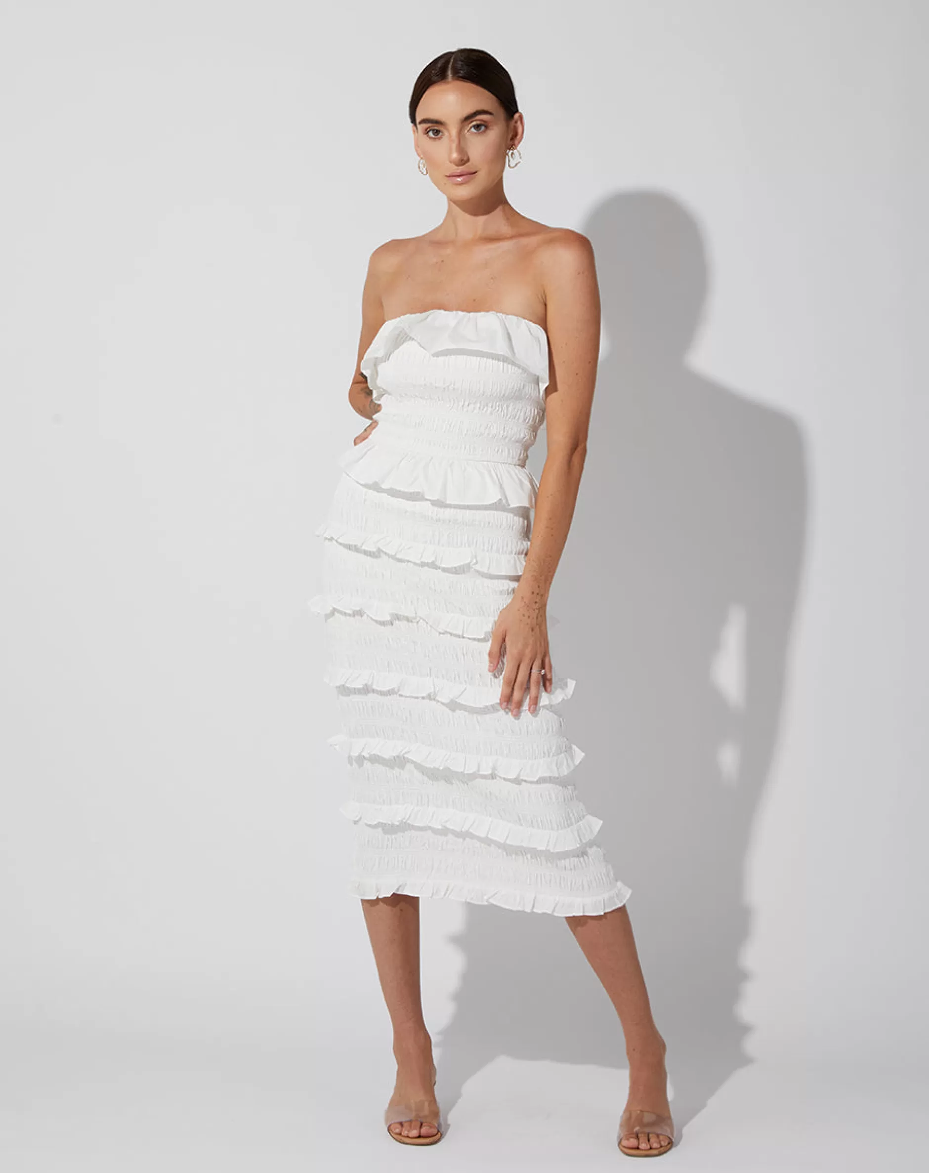 Cleobella Elodie Midi Dresswhite-Women Dresses