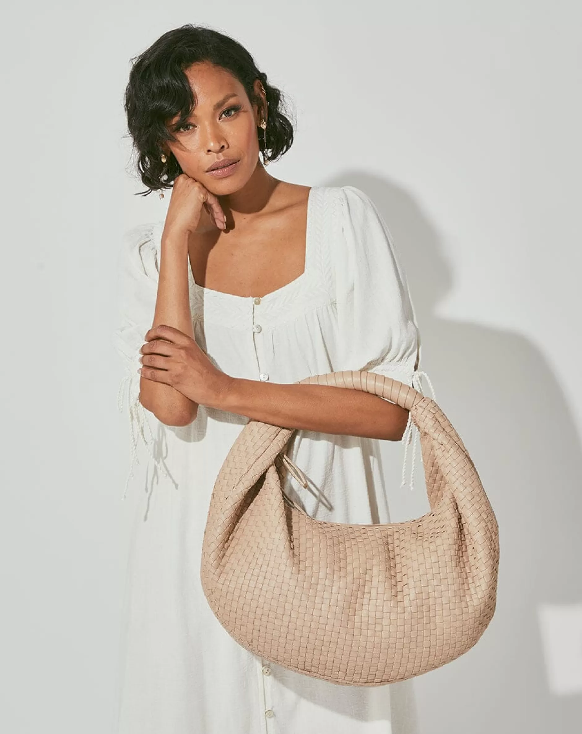 Cleobella Hobo Woven Bagbone-Women Handbags