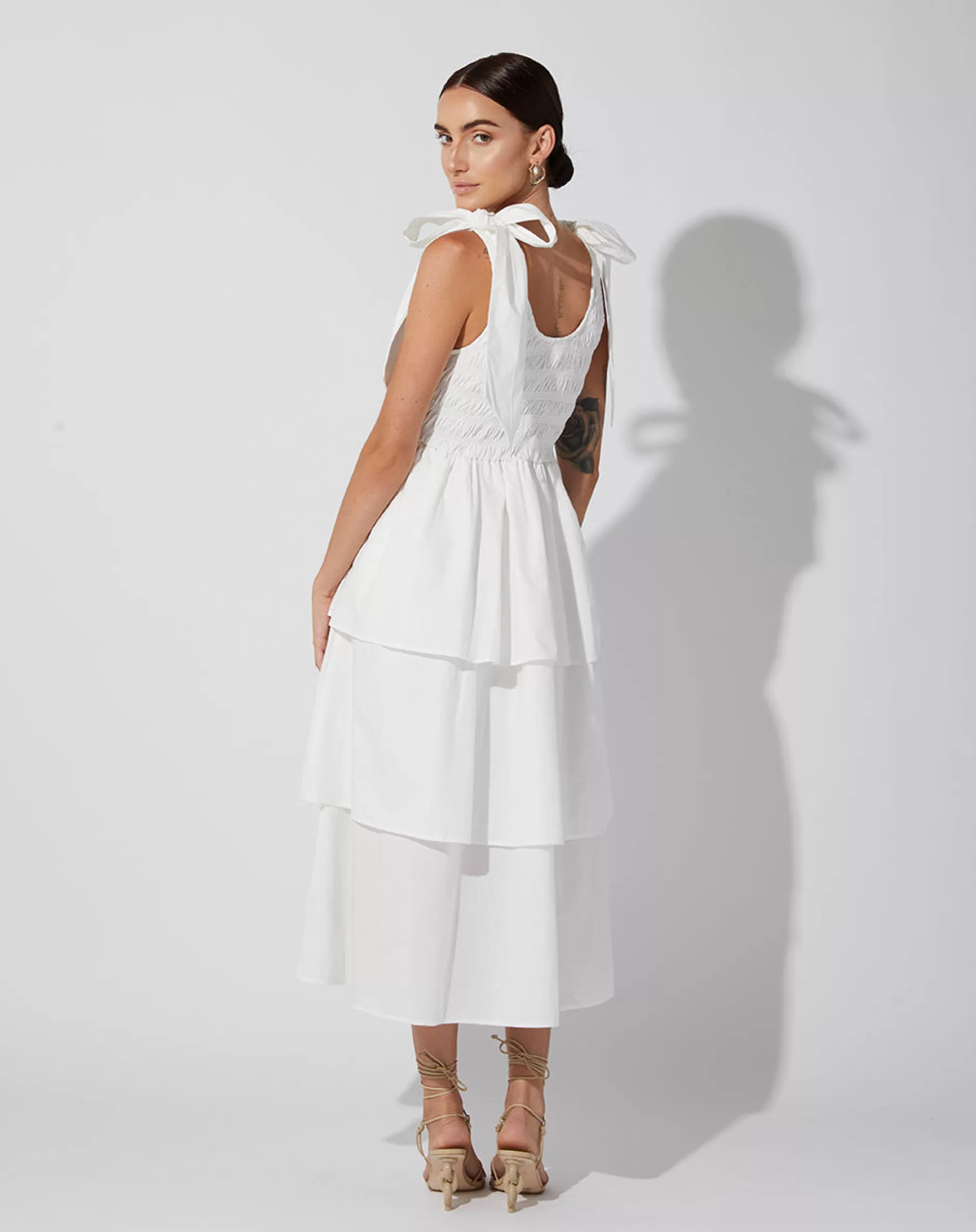 Cleobella Kaiya Midi Dresswhite-Women Dresses