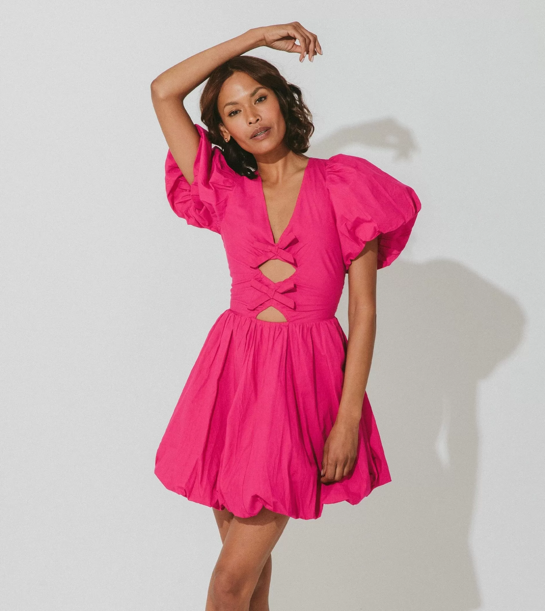 Cleobella Lalita Mini Dressmagenta-Women Dresses