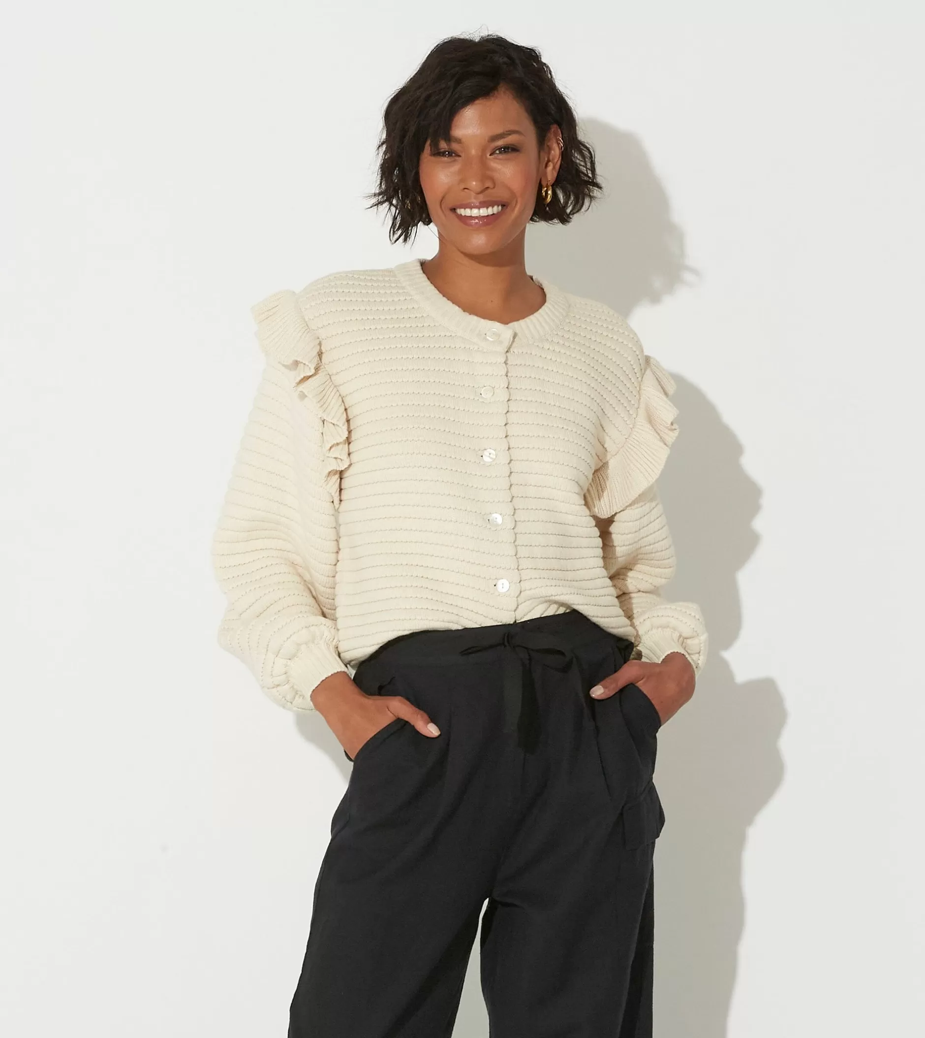 Cleobella Maelle Cardiganivory-Women Jackets & Sweaters