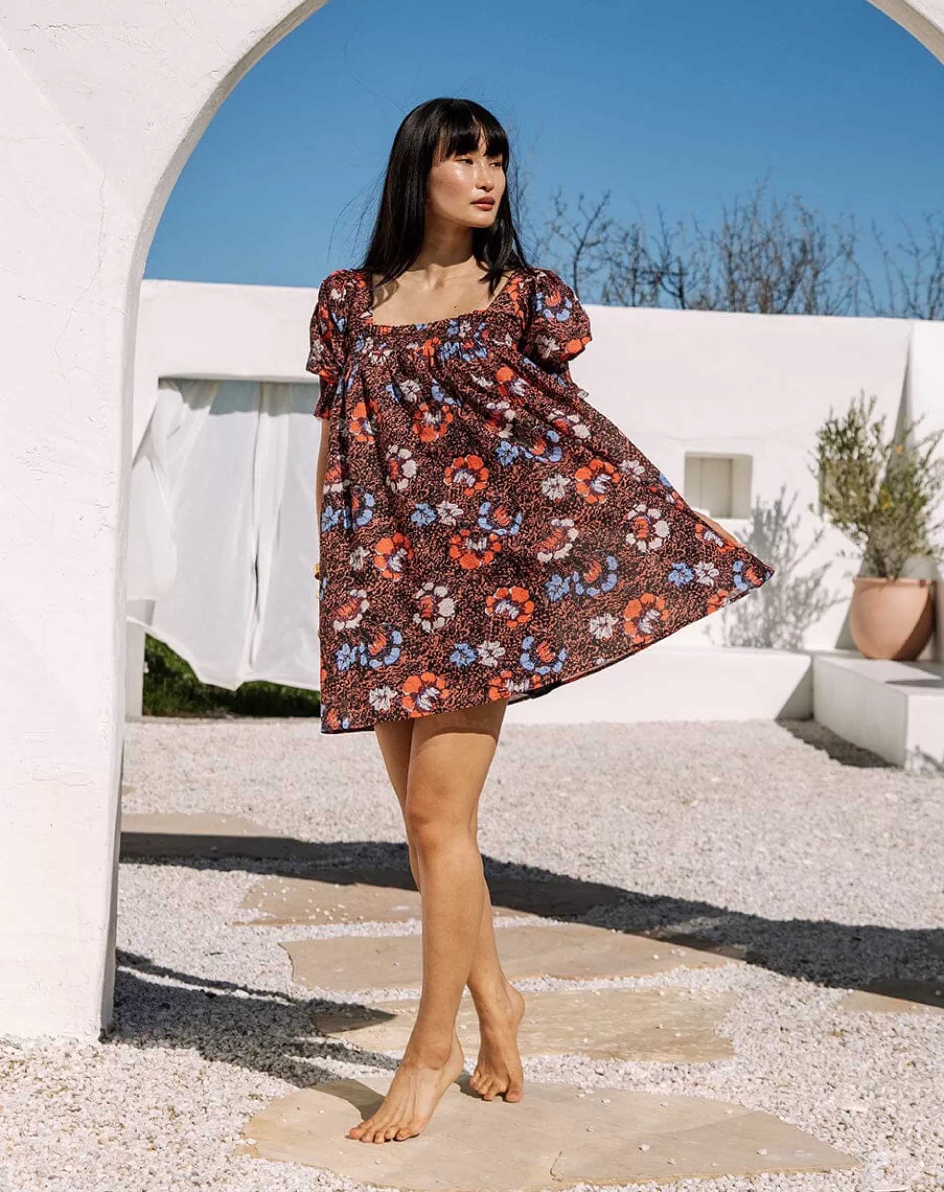 Cleobella Mischa Mini Dresscalista Floral-Women Dresses