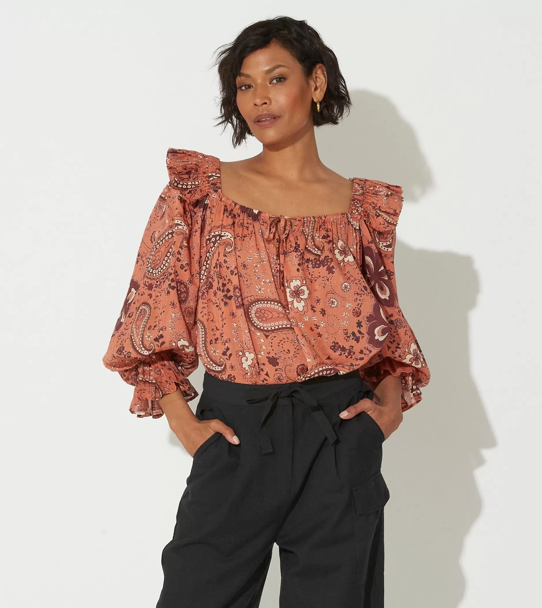 Cleobella Neve Blouserhode Paisley-Women Tops