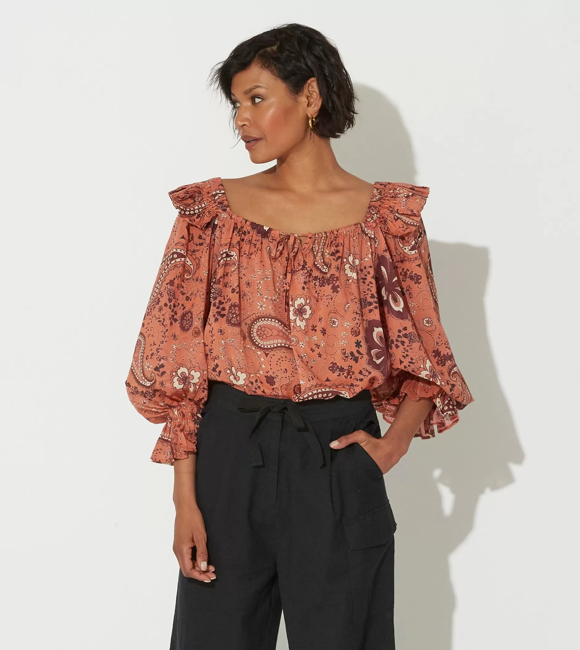 Cleobella Neve Blouserhode Paisley-Women Tops