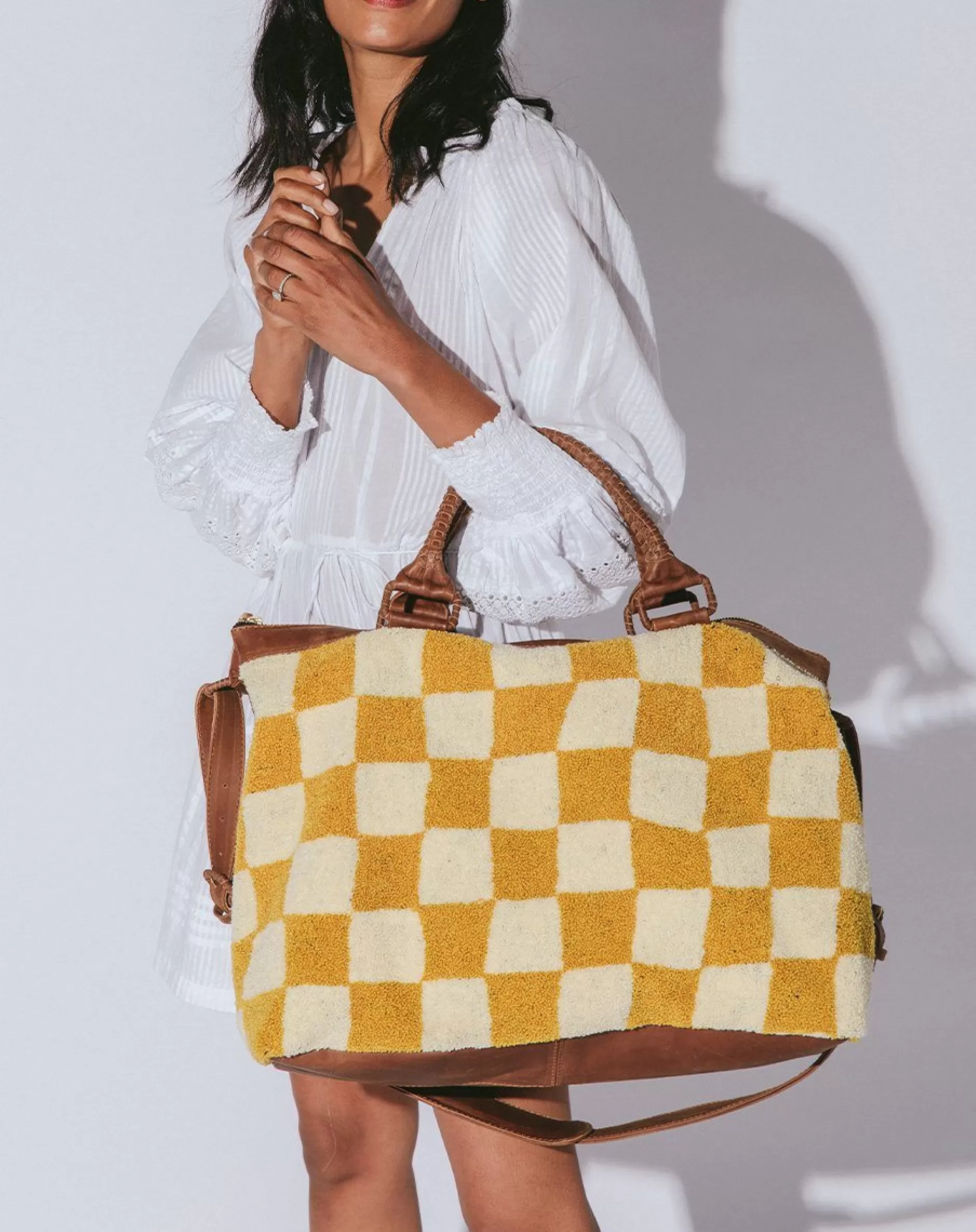 Cleobella Weekendercheckered Honey-Women Handbags